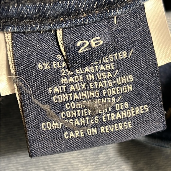 Fidelity Gwen Crop high rise, skinny crop jeans. Size 26. - Picture 13 of 14